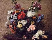 Henri Fantin-Latour Bouquet of Diverse Flowers Henri Fantin-Latour